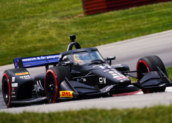 Palou recovered to finish on the podium, but still lost his chance at the win. Photo: Kevin Dejewski