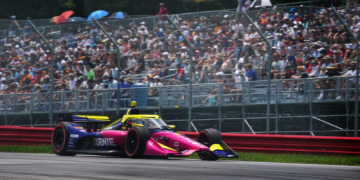 Simpson had a chance at his best ever finish at Mid-Ohio early in July. Photo: Kevin Dejewski