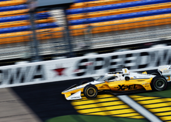 McLaughlin showed early pace on the short oval. Photo: Kevin Dejewski