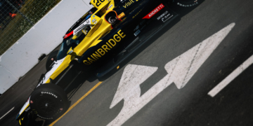 Herta nearly dipped under the one minute mark during his runs. Photo: IndyCar - Joe Skibinski