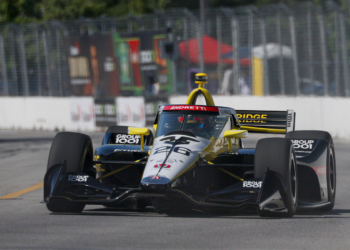 Herta once again was fastest in qualifying in Toronto. Photo: IndyCar - Travis Hinkle