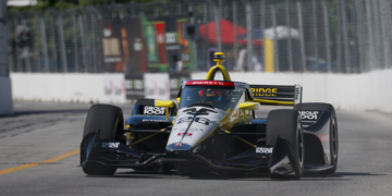 Herta once again was fastest in qualifying in Toronto. Photo: IndyCar - Travis Hinkle