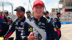 Simpson is making his presence known through a series of ever-stronger results in the past couple months. Photo: IndyCar - Travis Hinkle