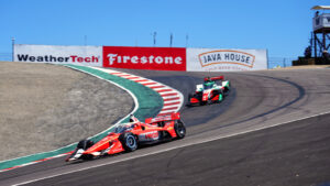 Drivers flew down the famous Corkscrew as fast as possible during qualifying. Photo: Kevin Dejewski