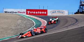 Drivers flew down the famous Corkscrew as fast as possible during qualifying. Photo: Kevin Dejewski