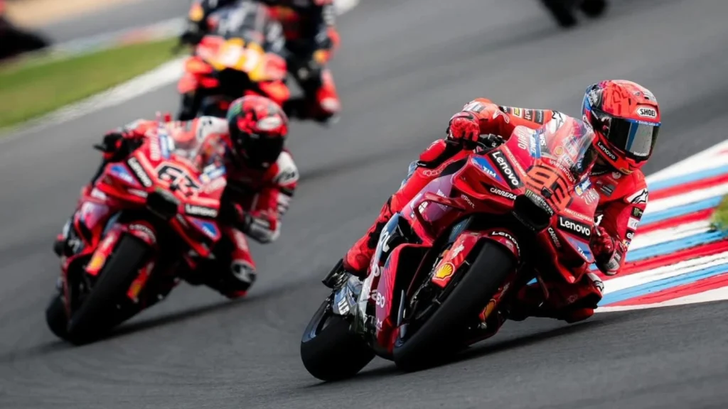 Marc Marquez, at the MotoGP round in Brno, Czechia.