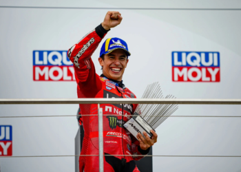 Marc Marquez: ‘I prefer to be pessimistic’ about MotoGP title fight despite German GP dominance