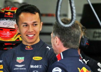 Alex Albon was surprised by Christian Horner’s exit from Red Bull