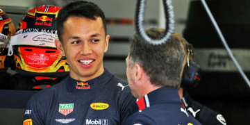 Alex Albon was surprised by Christian Horner’s exit from Red Bull