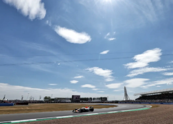 Lewis Hamilton headed the times in FP1 at Silverstone