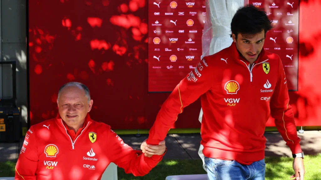 Carlos Sainz and Fred Vasseur spent two years together whilst the Spaniard was driving for the Scuderia