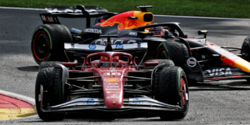 Charles Leclerc repelled Max Verstappen in Belgium to take third