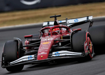Charles Leclerc qualified in sixth place for the 2025 Formula 1 British Grand Prix