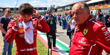Charles Leclerc is pleased Fred Vasseur has renewed with Ferrari