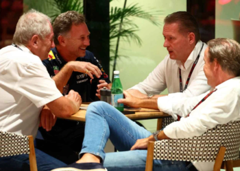 The heated exchange between Christian Horner and Jos Verstappen reportedly took place at Silverstone