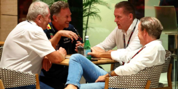 The heated exchange between Christian Horner and Jos Verstappen reportedly took place at Silverstone