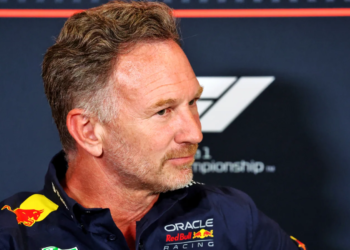 Christian Horner (GBR) Red Bull Racing Team Principal in the FIA Press Conference. 04.07.2025. Formula 1 World Championship, Rd 12, British Grand Prix, Silverstone, England, Practice Day