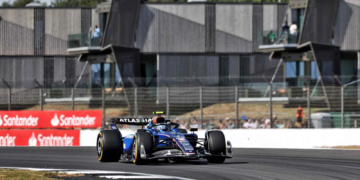 Lando Norris went fastest in the second practice session at Silverstone