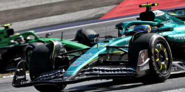 Fernando Alonso (ESP) Aston Martin F1 Team AMR25. 29.06.2025. Formula 1 World Championship, Rd 11, Austrian Grand Prix, Spielberg, Austria, Race Day