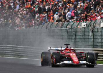Ferrari managed to score a podium at the Belgian GP, which was delayed by over an hour