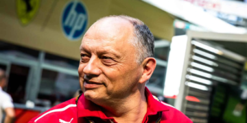 Ferrari Team Principal Fred Vasseur remains tight-lipped on his future as talks continue behind the scenes