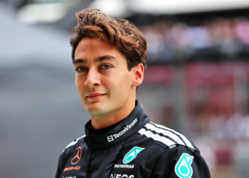 George Russell has been linked with Aston Martin