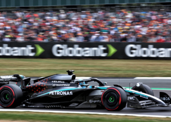 George Russell salvages second row start for Mercedes at Silverstone