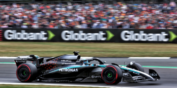 George Russell salvages second row start for Mercedes at Silverstone