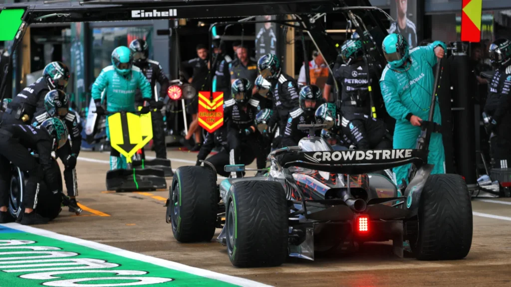 George Russell made two wrong gambles in the 2025 F1 British GP