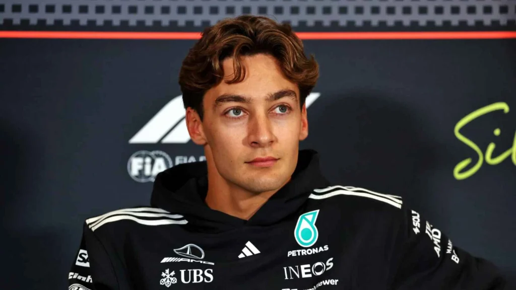 George Russell is unfazed by recent rumours as contract talks with Mercedes continue