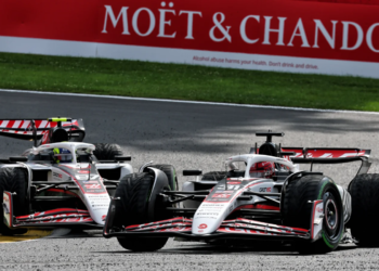Haas missed out on points on Sunday in Belgium