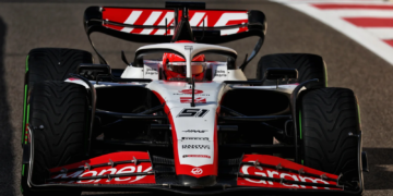 Pietro Fittipaldi (BRA) Haas VF-23 Reserve Driver. 28.11.2023. Formula 1 Testing, Yas Marina Circuit, Abu Dhabi, Tuesday