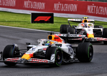 Isack Hadjar suffered a problem which saw him plummet in Belgium