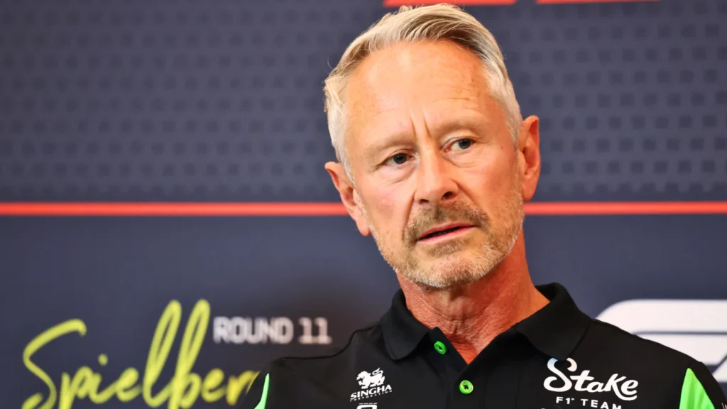 Jonathan Wheatley (GBR) Sauber Team Principal in the FIA Press Conference. 27.06.2025. Formula 1 World Championship, Rd 11, Austrian Grand Prix, Spielberg, Austria, Practice Day