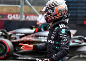 Andrea Kimi Antonelli (ITA) Mercedes AMG F1 in qualifying parc ferme. 05.07.2025. Formula 1 World Championship, Rd 12, British Grand Prix, Silverstone, England, Qualifying Day