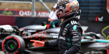 Andrea Kimi Antonelli (ITA) Mercedes AMG F1 in qualifying parc ferme. 05.07.2025. Formula 1 World Championship, Rd 12, British Grand Prix, Silverstone, England, Qualifying Day