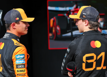 Lando Norris and Oscar Piastri are engaged in a tight F1 title battle