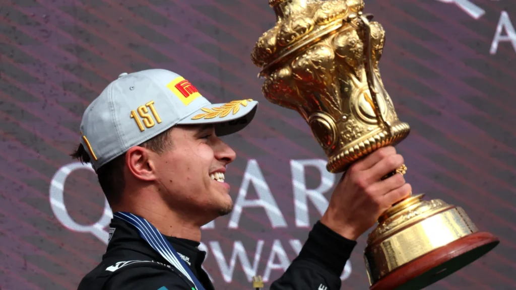 Lando Norris has rediscovered his best, taking victories in Austria and at Silverstone [pictured]