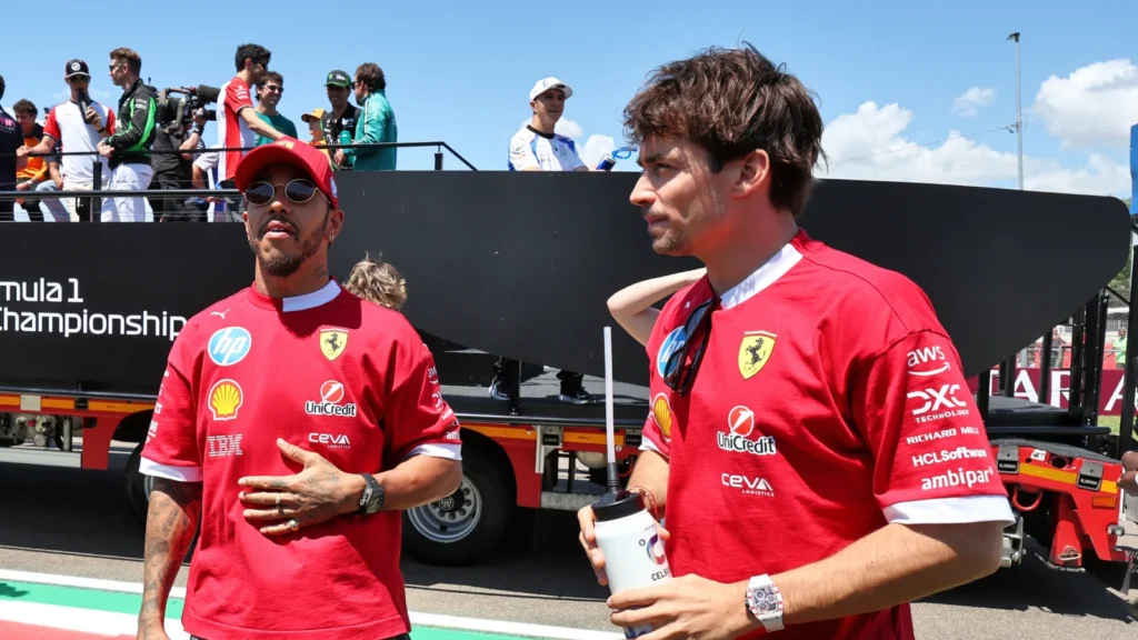 Charles Leclerc is working with Lewis Hamilton to improve Ferrari's prospects