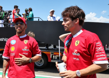 Charles Leclerc is working with Lewis Hamilton to improve Ferrari's prospects