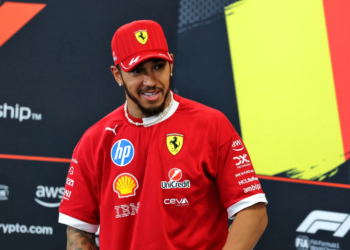 Lewis Hamilton has explained why he has been handing documents to Ferrari