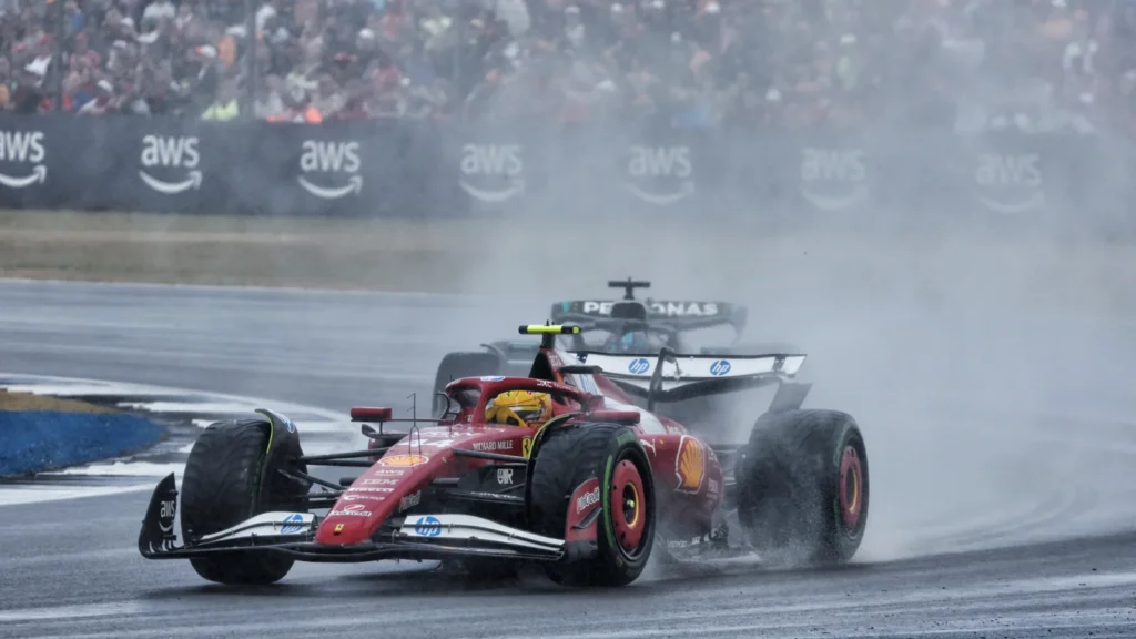 Lewis Hamilton has found the SF-25 a tricky machine to get to grips with