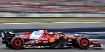 Lewis Hamilton qualified in fifth place for the 2025 Formula 1 British Grand Prix