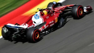 Lewis Hamilton was knocked out of qualifying in 16th place for the F1 Belgian GP