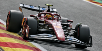 A track limit violation denied Lewis Hamilton progression through to Q2