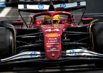 Lewis Hamilton qualified 18th for the Sprint Race at Spa Francorchamps