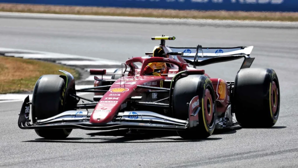 Lewis Hamilton topped FP1 in the opening practice session of the 2025 Formula 1 British Grand Prix