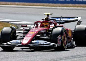 Lewis Hamilton topped FP1 in the opening practice session of the 2025 Formula 1 British Grand Prix