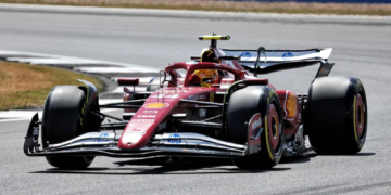 Lewis Hamilton topped FP1 in the opening practice session of the 2025 Formula 1 British Grand Prix