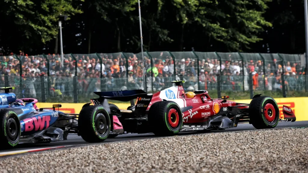 Lewis Hamilton charged up the field with some early overtakes